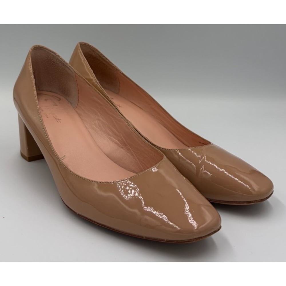 Kate Spade Kylah Patent Leather Pumps Beige Nude Women's 9.5M S619003S